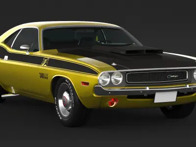 1970 Dodge Challenger TA 3D model
