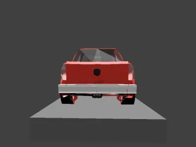 ram 1500 2018 3D model