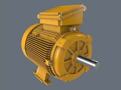 Electric Motor 3D model