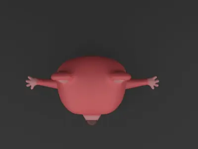 Baby Bear 3D Model Low-poly 3D model