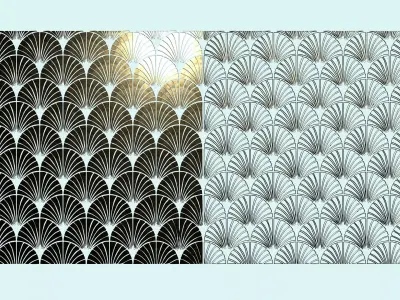 Art deco wall decoration or fireplace screen 3D model