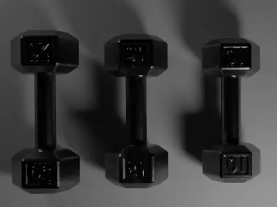 Dumbbells Pack 1  3D model