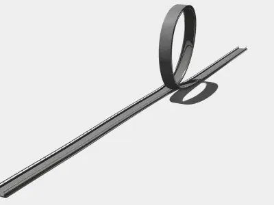 Acrobatic track 3D Low-poly 3D model