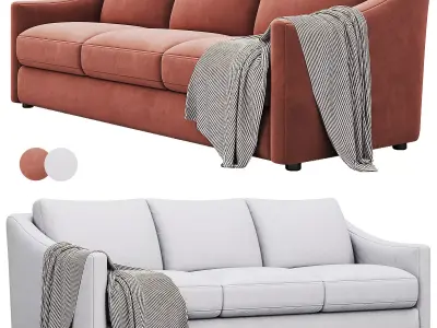 Branson Sofa 212 By Arhaus 3D model