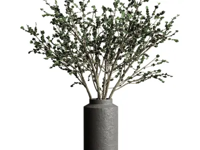 Bouquet Plant Set 02 Low-poly 3D model