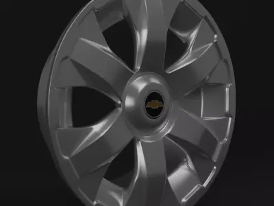 WHEEL FOR MINIATURE CAR - GM CHEVROLET 3D print model