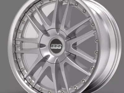 BBS multi-piece rim 8-5 x 19 ET20 1760 3D model