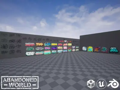 Graffiti Pack Decals IV Texture