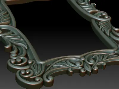 Decorative frame 8 3D print model