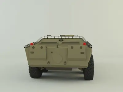 btr-70 military vehicle 3D model