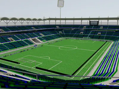 Soccer Stadium 3D model