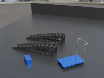 GARAGE WORKSHOP OBJECTS PACK Free 3D print model