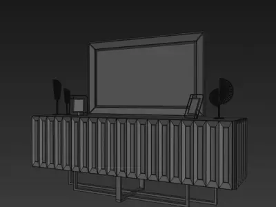 Luxe Luxury Konsol 3D model