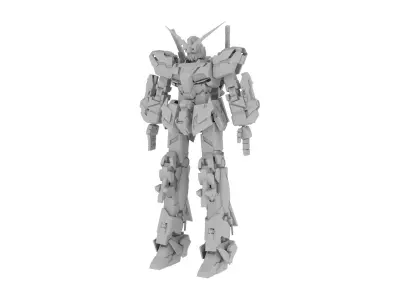 UNICORN GUNDAM Free 3D model