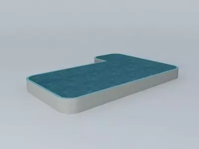 Pool Overflow Free 3D model