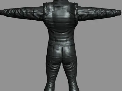 Character Cloth Low-poly 3D model