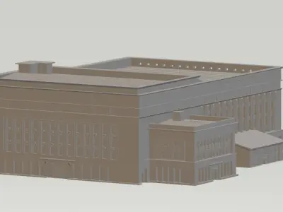 Berghain - Berlim 3D model