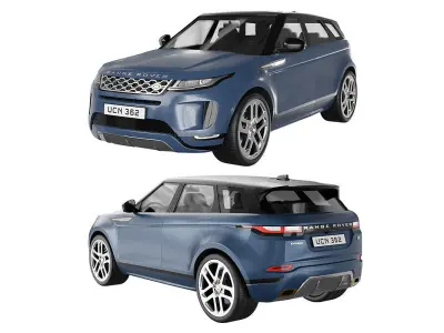 Range Rover Land Rover Evoque BLENDER 3D Model Cycles 3D model