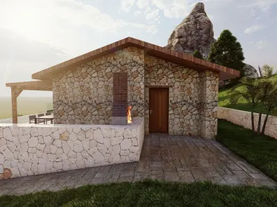 STONE HOUSE 3D model