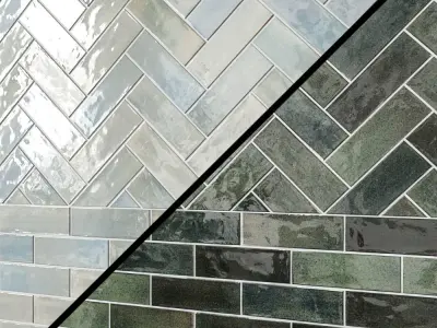 2X6 HERRINGBONE PATTERN 3D model