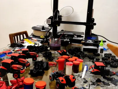 ZETOR Tractor by Pininfarina - 3D PRINTED model 3D print model