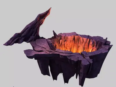 Stone Snow Plains - Hang Hole 02 3D model