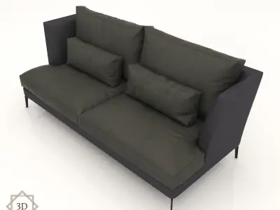 Interior Sofa 32 - For CNC and Interior 3D model