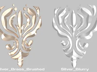 Carved Decor 3D model 11
