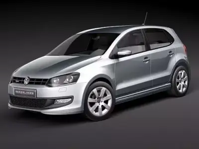 Volkswagen Polo BlueMotion 2010 3D Model 3D model