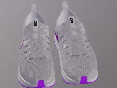 NIKE RUNNING SHOES PBR Low-poly 3D model