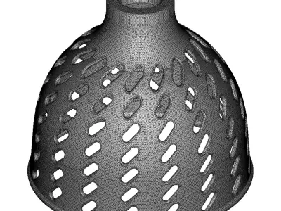 Plastic Exquisite Ceiling Lamp Toy 3D model