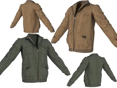 JAKET BOMBER 3D model