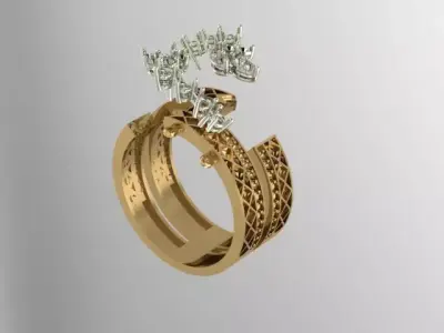 Ring for 3D Models 3D print model