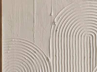 Plaster Two Photo Frame 478 Low-poly 3D model