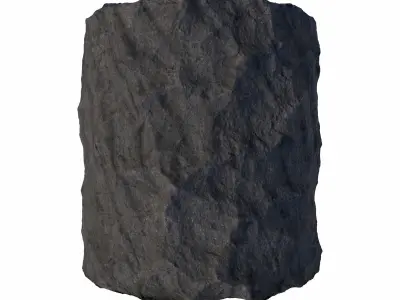 Stone Gray Wall Texture 3D model