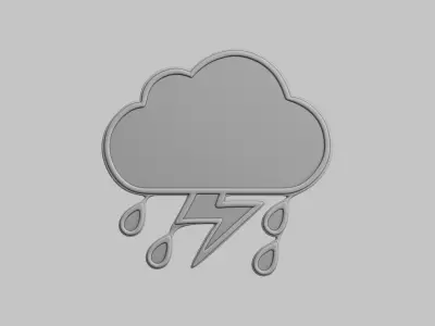 Weather Emoji Pack 3D Printable 20 Unique Emojis 3D print model