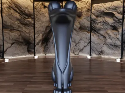 Smile Lizard Creature Figure Fan Art Toy 3D print model