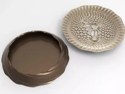 Vase Voronoi 23 3D print model