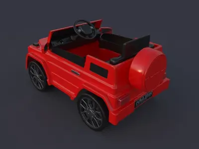 Electric Car for Kid 3D model