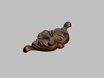 Decor 7 ornate ornament 3D print model