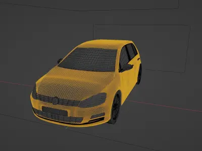 2013 Volkswagen Golf 3D model