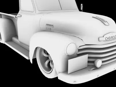 chevrolet 3100 1951 Low-poly 3D model