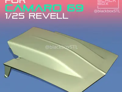 PRO HOOD for Camaro 69 Revell 1-25th 3D print model