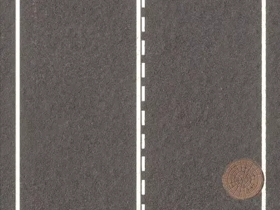 asphalt 23 png pbr seamless 4k 3D model