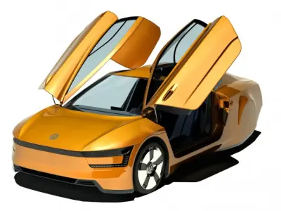Volkswagen XL1 1 liter Hybrid 3D model