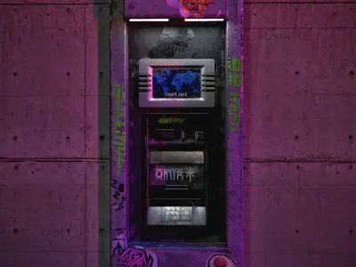 ATM Cash Machine 3D model