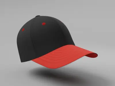 Cap - 04 Low-poly 3D model