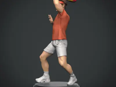  Rafael Nadal 3D Printable 4  3D print model