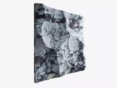177-RockPanel marble wall art 3D model
