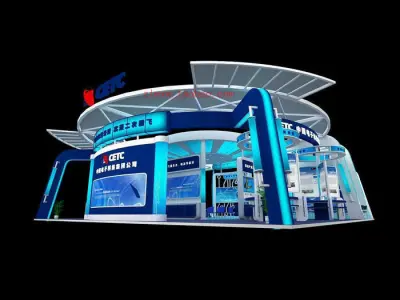 Exhibition - Area - 17X19-3DMAX2009-02 3D model